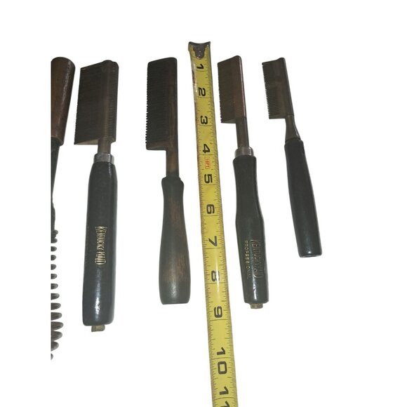 Vtg Hot Comb Lot 6 Kentucky Maid Professional Stove Marcel Silk Press 4B Antique - Picture 6 of 8